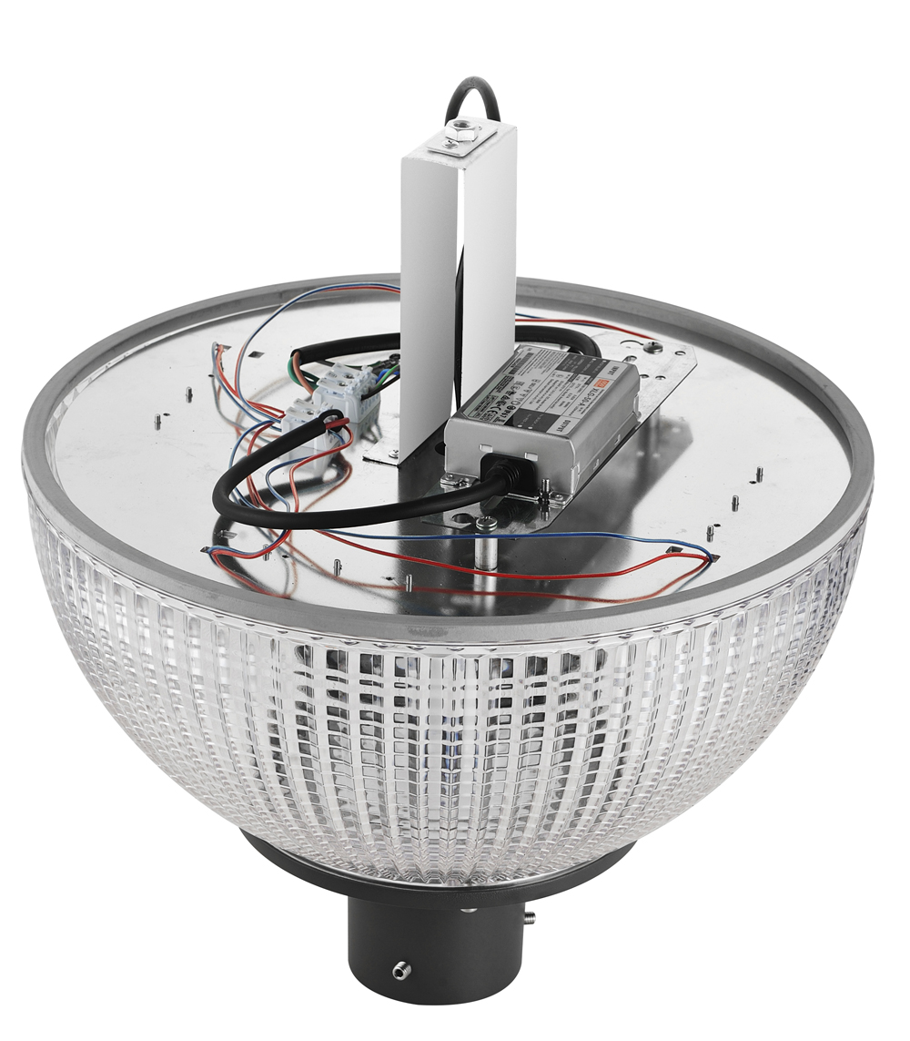Base installation details of the LED garden light