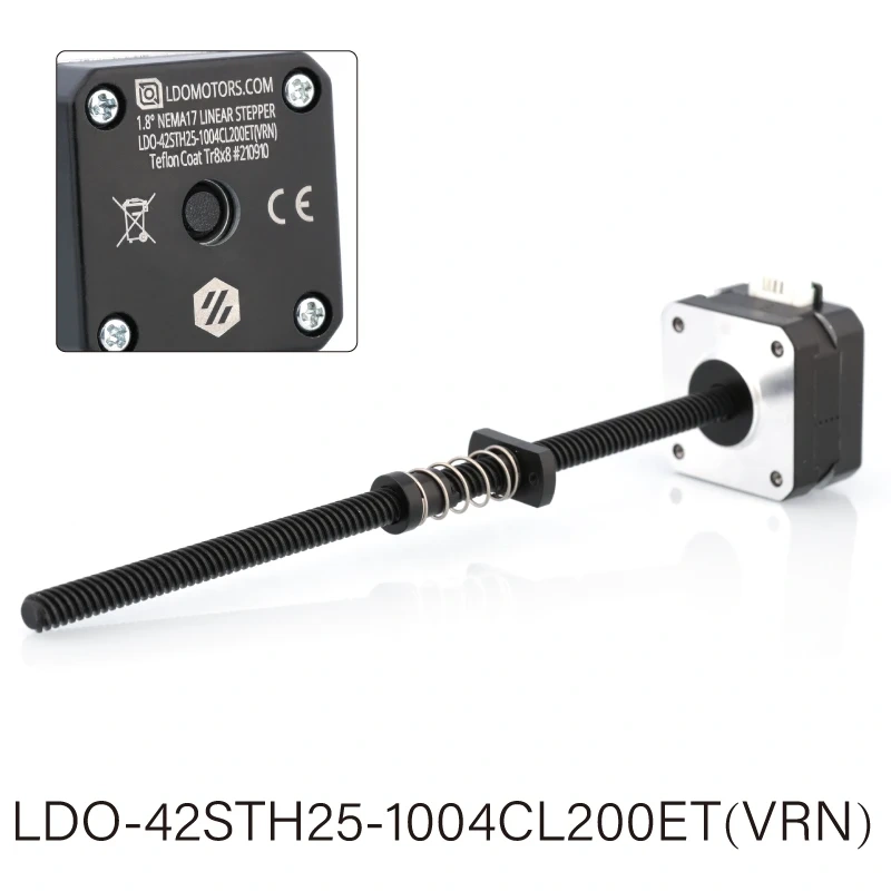 Mellow 180°C High Temperature 3D Printer VORON V0.1 Motor Kit LDO Stepper Motor With Z Shaft TR8X8 Teflon Coated Leadscrew Shaft
