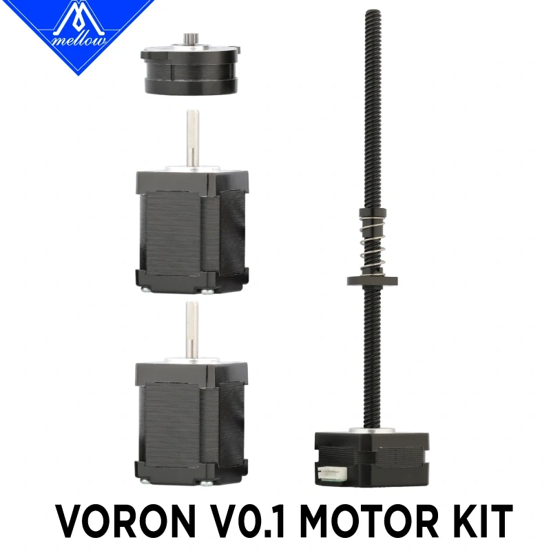 Mellow 180°C High Temperature 3D Printer VORON V0.1 Motor Kit LDO Stepper Motor With Z Shaft TR8X8 Teflon Coated Leadscrew Shaft