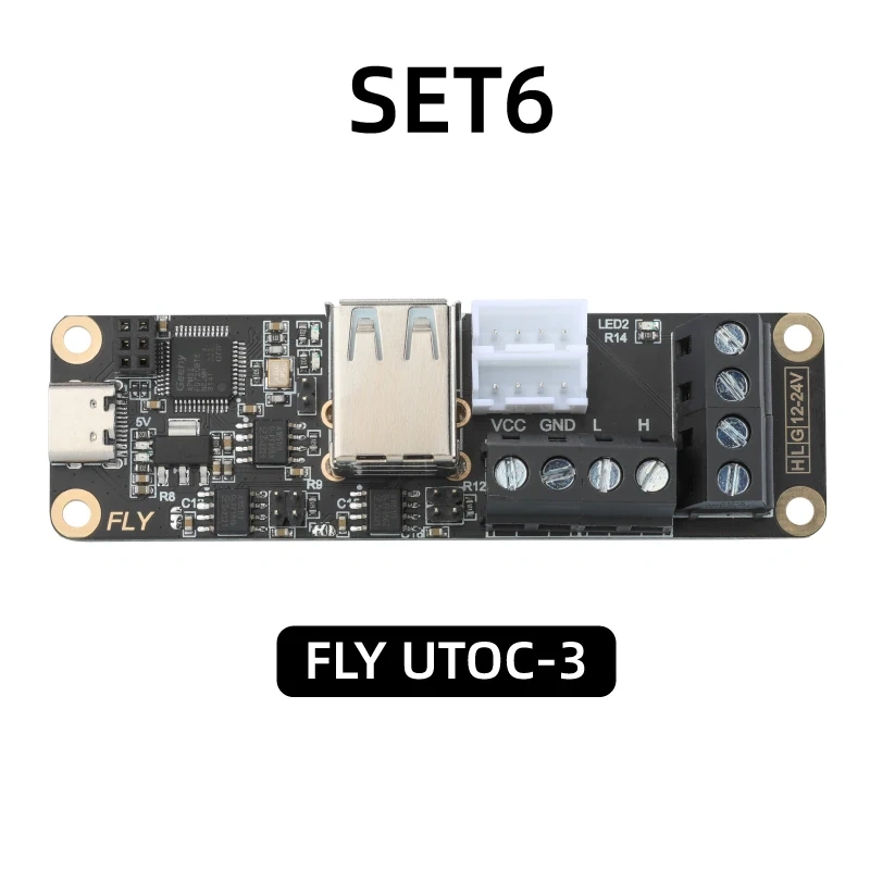 Mellow Fly SHT36 V3 Klipper Compatible 3D Printer Klipper/RRF Canbus  RS232 Board Max Plus LDC1612 Eddy for Nema14/17 Motor