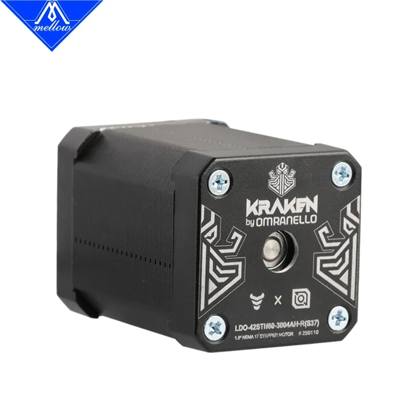 Kraken High Torque NEMA 17 Stepper Motor V2 D3vil Design |104GT-2 For K1 K1C  K1 Max, Voron  VzBot 3D Printers(Round Shaft)