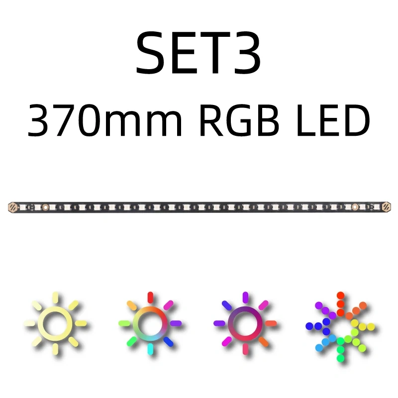 2Pcs Mellow  Daylight PCB Kit 5V RGB / White LED Bar For 3D Printer Voron 0.1/0.2 Voron 2.4 Trident 350/300/250 Micron+ Lamp Bar