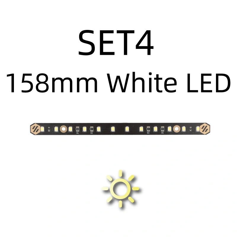 2Pcs Mellow  Daylight PCB Kit 5V RGB / White LED Bar For 3D Printer Voron 0.1/0.2 Voron 2.4 Trident 350/300/250 Micron+ Lamp Bar