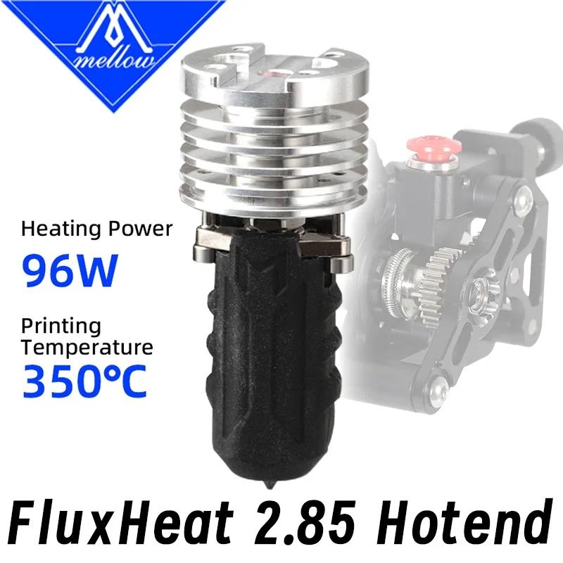 Mellow 2.85MM FluxHeat V6 Hotend For Voron Blv Vzbot Hevort DIY 3D Printer Suitable For Printing 2.85MM TPU Filament
