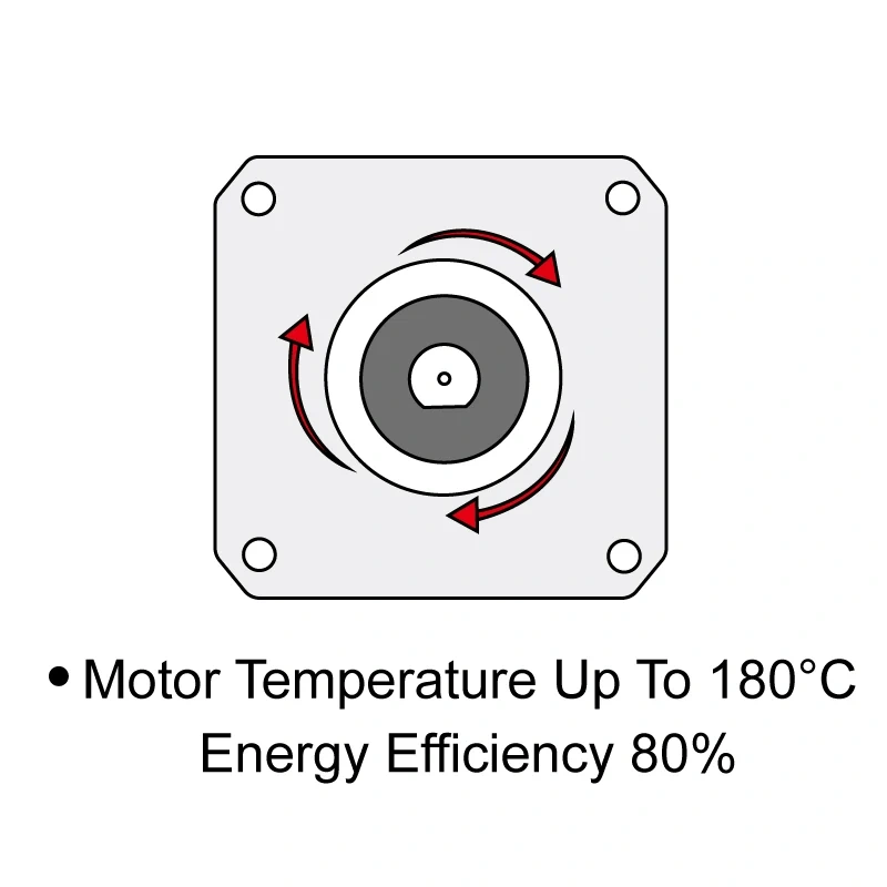 Mellow High Temperature Moons 48MM Nema 17 Stepper Motor 4-Lead For 3D Printer Parts Voron 2.4 Blv Mgn Cube Ender 3 Prusa i3