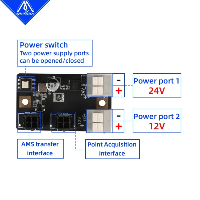 Mellow  DIY TZ Water Hotend For Upgrade Bambu Lab X1 X1C P1P P1S Voron Blv 3D Printer Use With Metal Extruder To Reduce Clogging