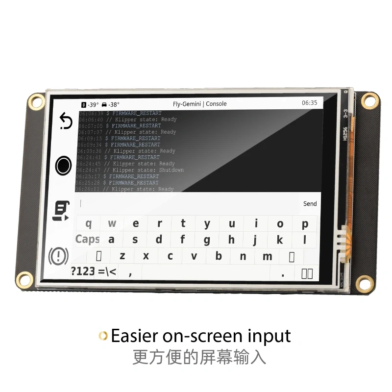 Mellow 3.5in 50fps SPI FLY TFT V2 Klipper Capacitive/Resistive Touch Screen For Fly Pi V2/C8/Raspberry Pi Zero/3B/4B 3D Printer