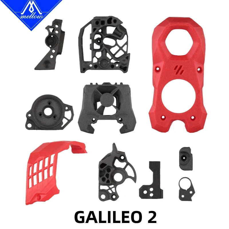 Mellow Hollow G2E Galileo 2 Extruder Bracket Printed With ABS Carbon Fiber And Quenched To Withstand High Temperatures For Voron