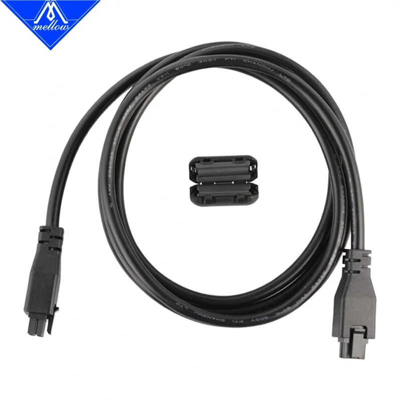 Mellow Premium 6-pin Extension Cable For Bambu Lab AMS X1 X1C P1P P1S 3D Printers AMS 0.5/1/1.5/2 Meters With Megnetic Ring