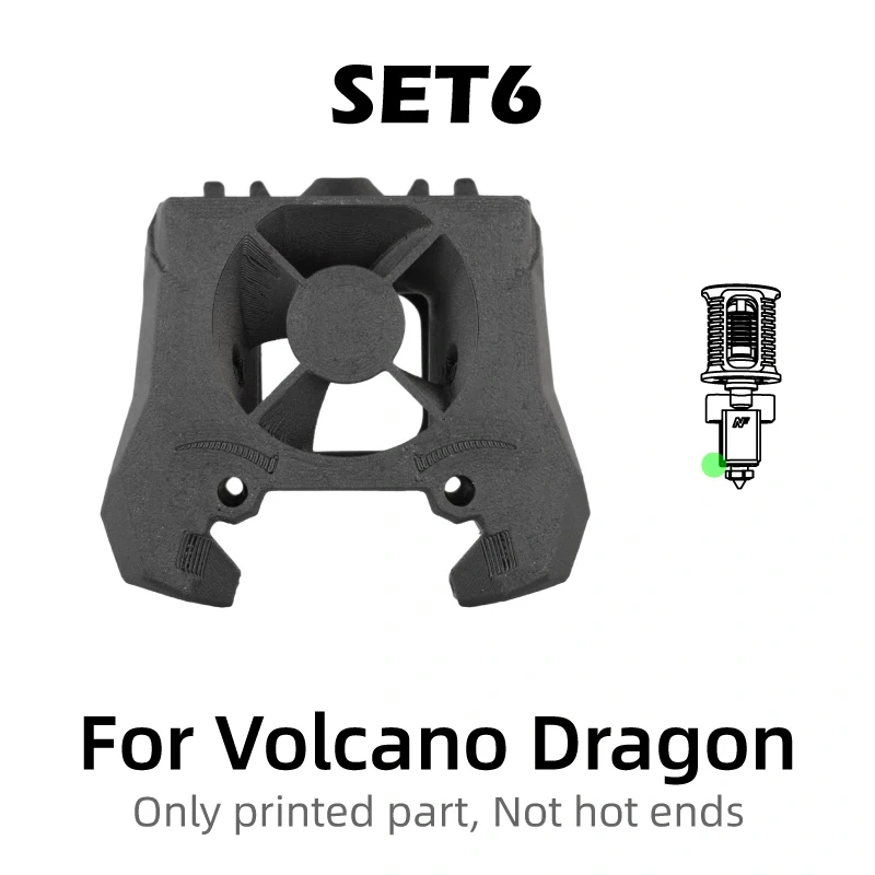 Mellow Hollow G2E Galileo 2 Extruder Bracket Printed With ABS Carbon Fiber And Quenched To Withstand High Temperatures For Voron