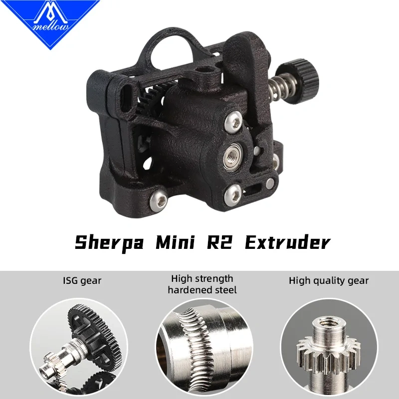 Mellow Sherpa MINI R2 Extruder Direct Drive For Voron 2.4 VzBoT Hevort Blv Ender 3 Ender 5 DIY 3D Printer Parts
