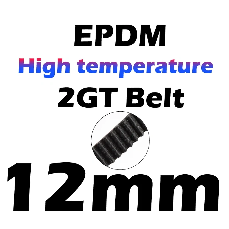 Mellow High Temperature EPDM GATES-LL-2GT Gear Synchronous Belt GT2 Width 6MM 9MM 10MM Timing Belt For BOX 3D Printer Voron BLV