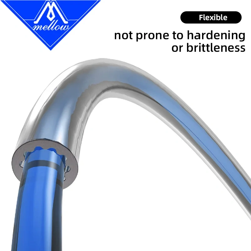 Mellow Star Shaped Japanese Materials PTFE Tube 4mm OD Teflonto Ultra-Smooth Flow DIY 3D Printer For Bambu Lab AMS  Creality