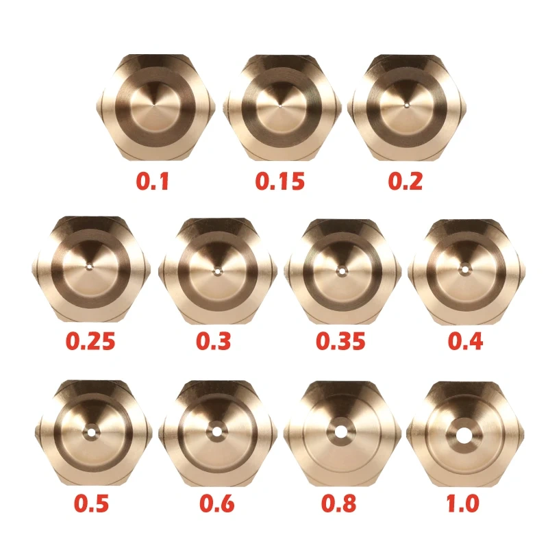 Mellow  5pcs/lot Top Quality NF V6 Nozzle For 3D Printer Nozzle Extruder For V6 Hotend  Ender 3 Titan Prusa I3 Mk3