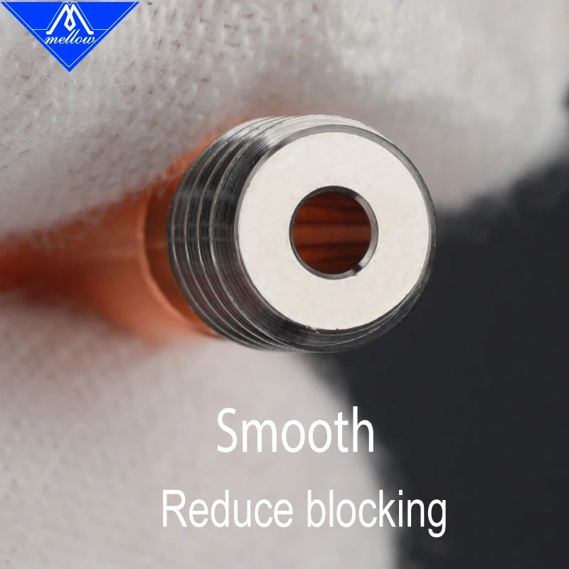 Mellow All-Metal NF Prusa MINI-TCrazy Heat Break Titanium & Copper 3D Printer Throat For Printing PLA ABS PA PETG PC