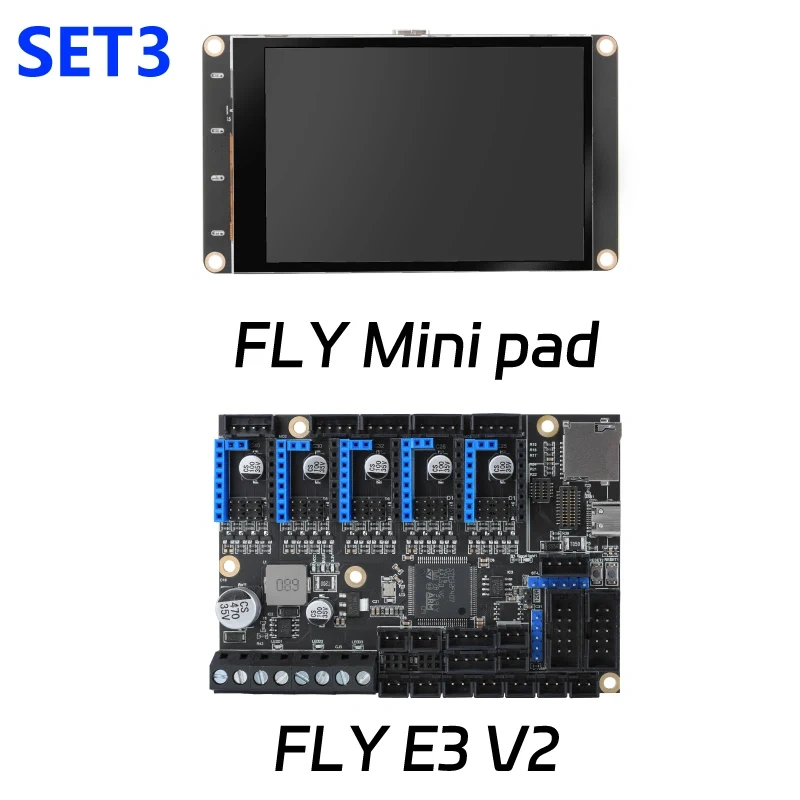 Mellow Fly Mini Pad Resistive / Capacitive Touch Screen Klipper 3.5 Inch Display H3 Chip For DIY VzBoT Voron Ender 3 3D Printer