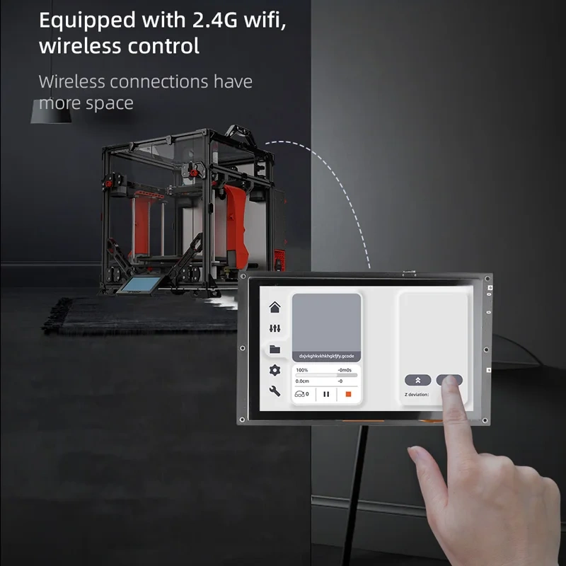 Mellow Klipper 7 inch WiScreen7 Touch Screen Display For Custom UX&UI ERCF Multi-Printer Wireless Control 3D Printer Voron Vzbot