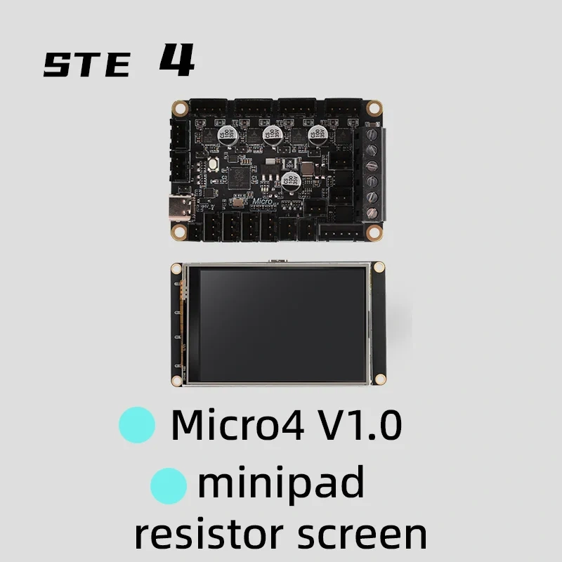 Mellow Fly Micro 4 V1.0 Board HV 4 Axis 32Bit Raspberry Pi RP2040 For Uart TMC2209 3D Printer, Klipper Canbus Voron V0.1 Ender3