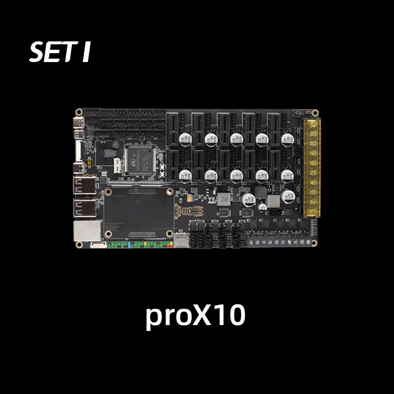 Mellow High-speed Fly ProX10 V1.0 Board HV 10 Axis 32Bit 550MHz For 3D printer motherboar Klipper/RRF Raspberry Pi CM4 voron2.4