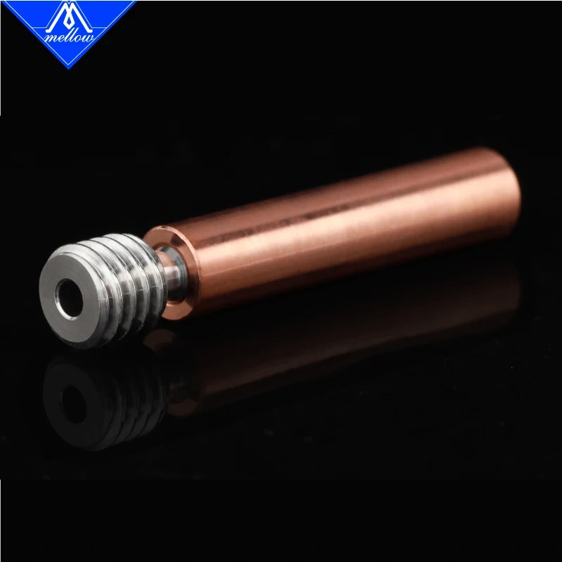 Mellow All-Metal NF Prusa MINI-TCrazy Heat Break Titanium & Copper 3D Printer Throat For Printing PLA ABS PA PETG PC