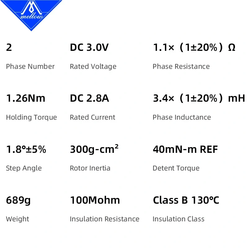 Mellow 1.8° NEMA 23 6.35mm Shaft LDO Stepper Motor LDO-57STH56-2804AC 4-Lead For DIY Big 3D Printer Voron Hevrot