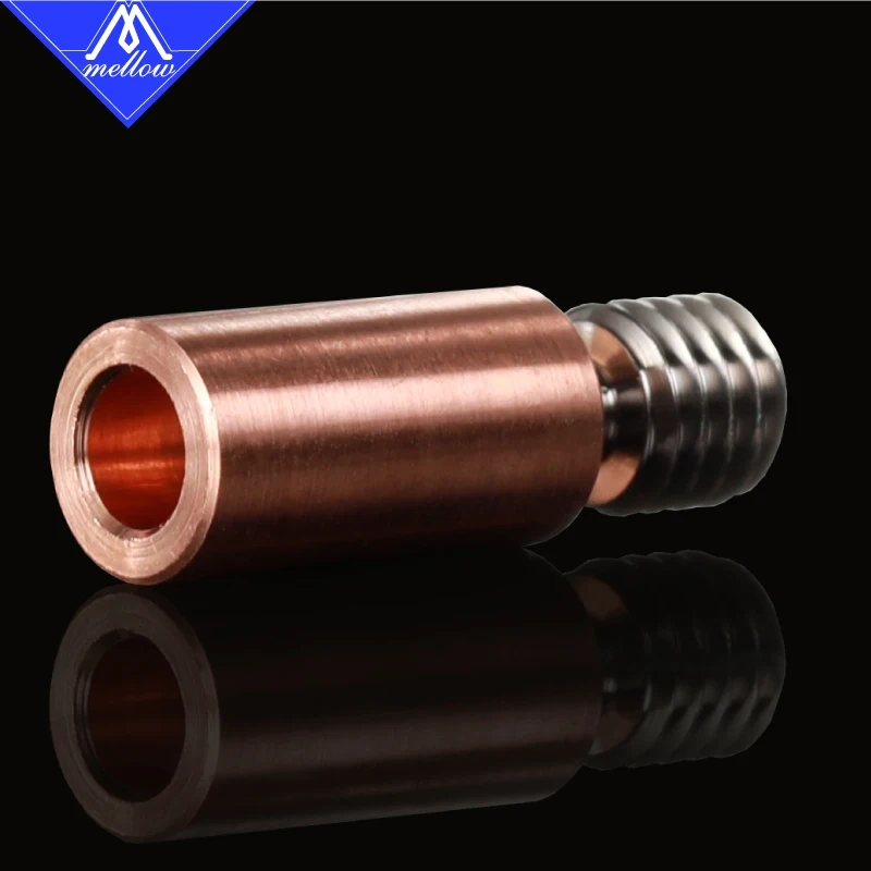 Mellow All-Metal NF D-TCrazy Kraken Heat Break Titanium&Copper 3D Printer Nozzle Throat For Chimera Extruder HOTEND Heater Block