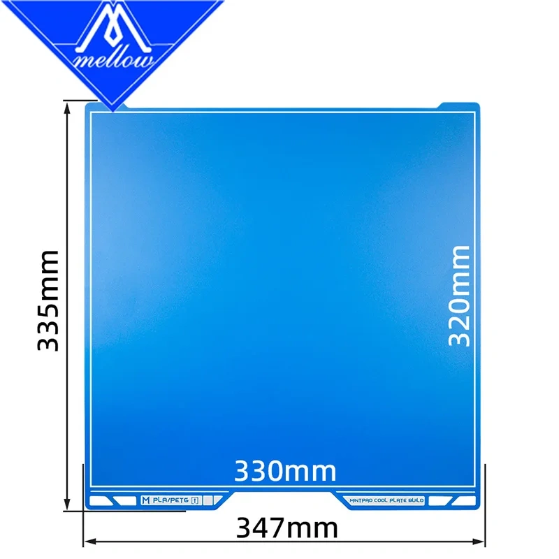 Mellow EvoBambu H2C MintPad Cool Plate Build Surface For Bambu Lab Low Temperature Enhanced Bonding Double-Sided Flexible Bed