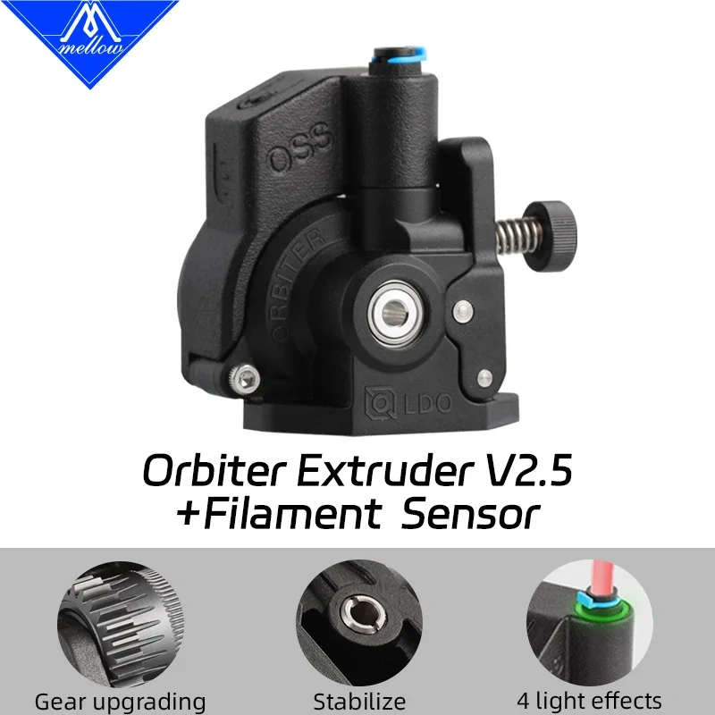 Mellow LDO Orbiter Extruder V2.5 + Smart Filament Sensor – DIY 3D Printer Upgrade | Automatic Filament Runout Detection