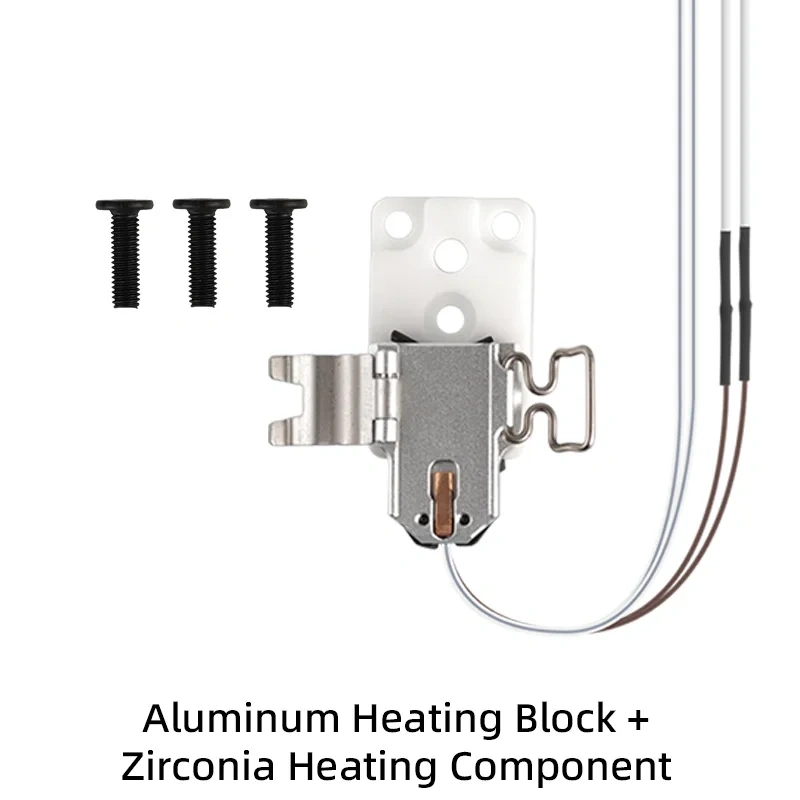 Mellow For Bambu Lab A1/A1 Mini Ceramic Zirconia  Insulator Aluminum / Copper Heatblock Kit For H2D Hotend Left Mounting Base