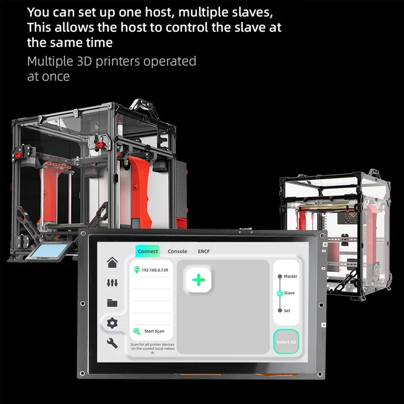 Mellow Klipper 7 inch WiScreen7 Touch Screen Display For Custom UX&UI ERCF Multi-Printer Wireless Control 3D Printer Voron Vzbot