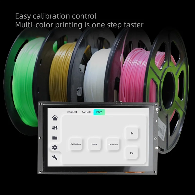 Mellow Klipper 7 inch WiScreen7 Touch Screen Display For Custom UX&UI ERCF Multi-Printer Wireless Control 3D Printer Voron Vzbot