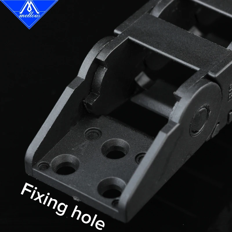 Mellow High Quality Nylon 250-350mm VORON 2.4 Cable Chains Set black Openning Type Wire Chains For 3D Printer