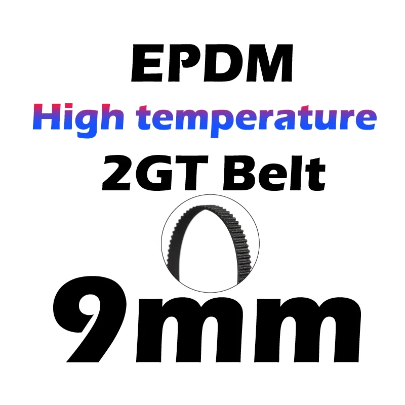 Mellow High Temperature EPDM GATES-LL-2GT Gear Synchronous Belt GT2 Width 6MM 9MM 10MM Timing Belt For BOX 3D Printer Voron BLV