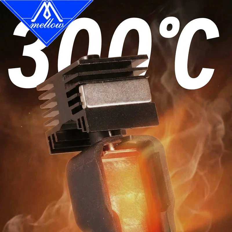 High Quality Mellow 2/4PCS Silicone Socks Cover Case 300C For Bambu Lab P2S 3D Printer Hotend Insulation Sleeve