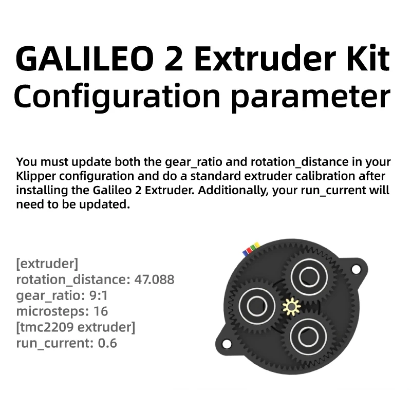 Mellow Hollow G2E Galileo 2 Extruder Bracket Printed With ABS Carbon Fiber And Quenched To Withstand High Temperatures For Voron