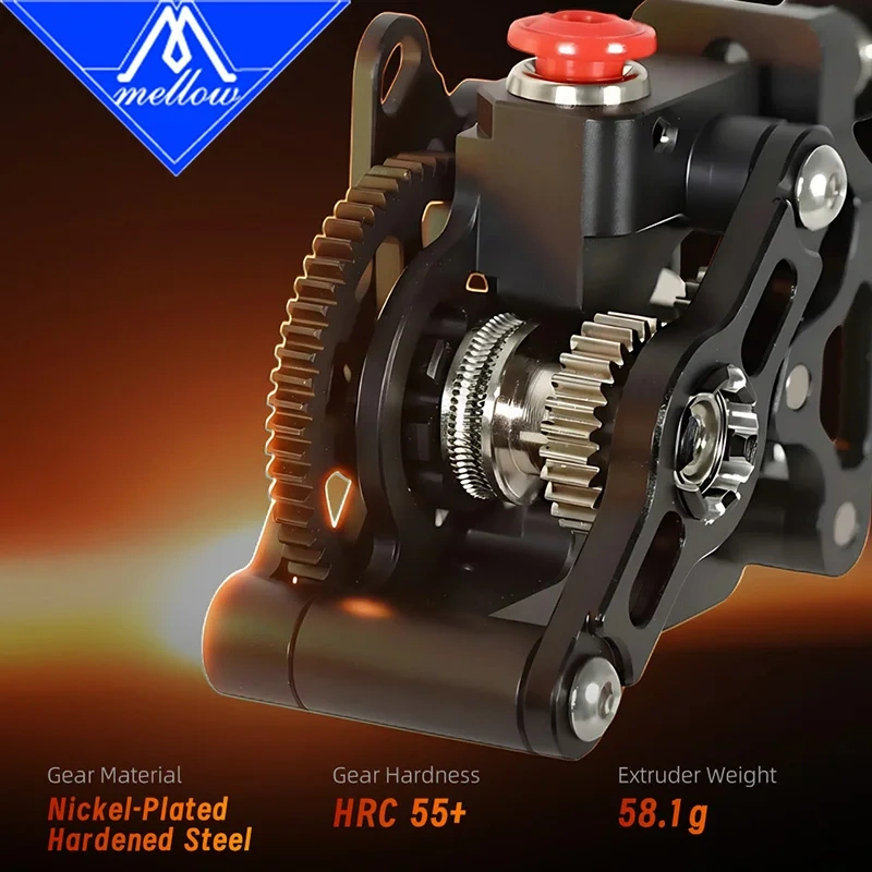 Mellow 2.85MM FluxHeat V6 Hotend For Voron Blv Vzbot Hevort DIY 3D Printer Suitable For Printing 2.85MM TPU Filament