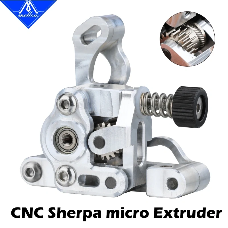 Mellow Sherpa Micro Extruder All Metal CNC With 8T/10T LDO / Moons Motor For Voron 2.4 Ender3 BLV 3D Printer parts