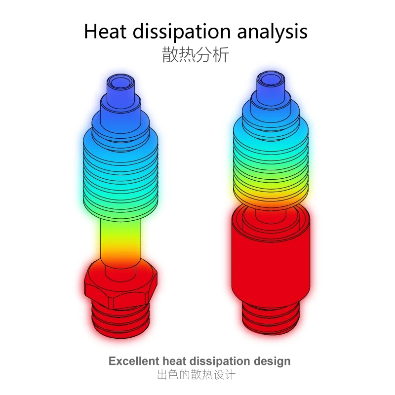 Mellow Dragon Zone V2 Heat Break For Dragon Hotend Printing Carbon Fiber 3D Printer Parts