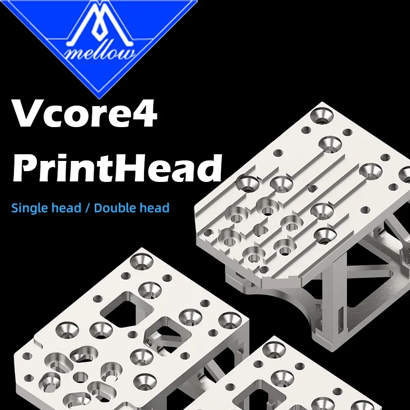 Mellow CNC ST/IDEX Vcore4 Vcor4.1 Printhead Bracket For Goliath Rapido Dragon Hotend VZ Extruder Orbiter LGX Sherpa 3D Printer