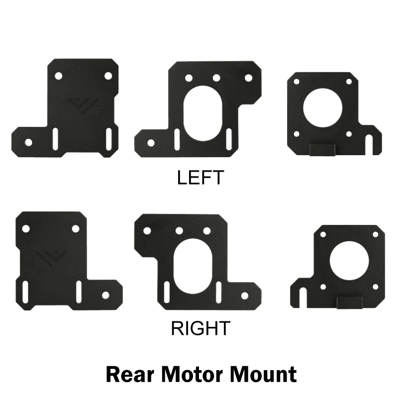Mellow CNC VzBoT 330 AWD Aluminum Front & Rear Motor Mount  For Ultra-High-Speed 3D Printer VzBoT(Screws Not Include)