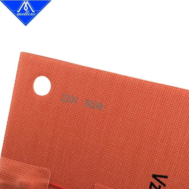 Mellow Top VZ235 Flexible 220x220mm Silicone Heater 150C Safeguard 110V 220V Heated Bed Build Plate For VzBoT 235 3D Printer