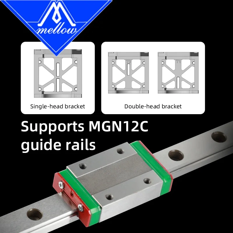 Mellow CNC ST/IDEX Vcore4 Vcor4.1 Printhead Bracket For Goliath Rapido Dragon Hotend VZ Extruder Orbiter LGX Sherpa 3D Printer