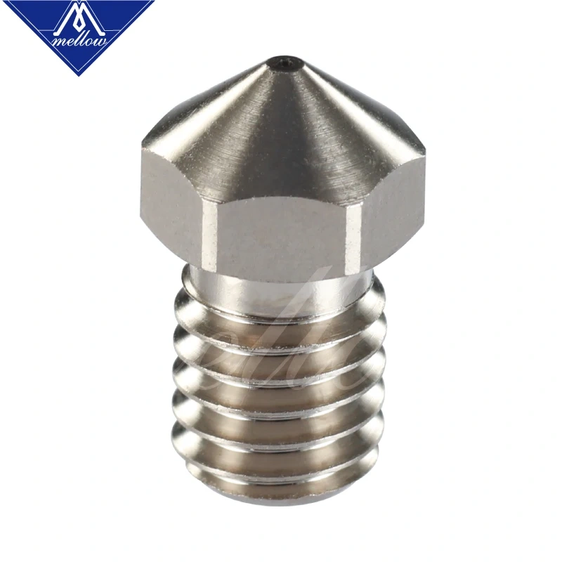 Mellow Top NF-v6 Plated Copper Nozzle Durable Reduce Stick For 3D Printer Hotend Nozzles For M6  V6 Hotend BLV Mgn Cube
