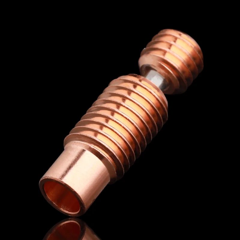 Mellow NF V6 Crazy Heat Break Copper & Stainless Steel 3D Printer parts Nozzle Throat For 1.75mm  V6 HOTEND Heater Block