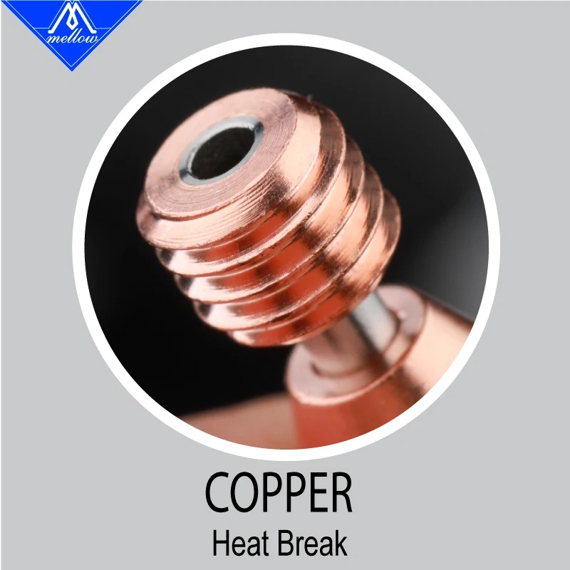 Mellow All Metal Bi-metal CR10-Crazy Heat Break Throat For Ender 3 V2 Ender 5 CR-10S Pro Hotend For 3D Printer