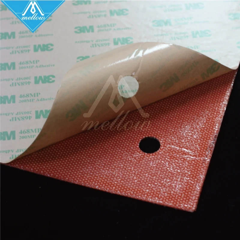 VZBOT Material!Silicone Heater Pad 310x310mm for Creality CR10 3D Printer Heated Bed w/Screw Holes Adhesive Backing & Sensor