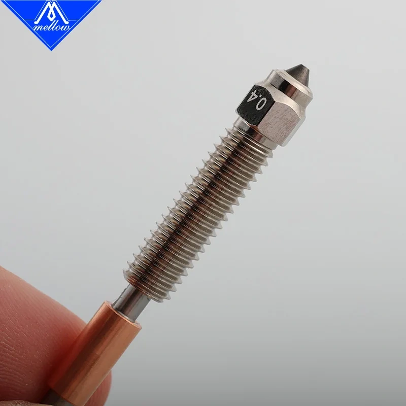 Mellow DLC K1C HC Nozzle High Flow Bimetallic Durability Copper&Hardened Steel  Upgraded  For Creality K1 Max/K1C/Ender-3