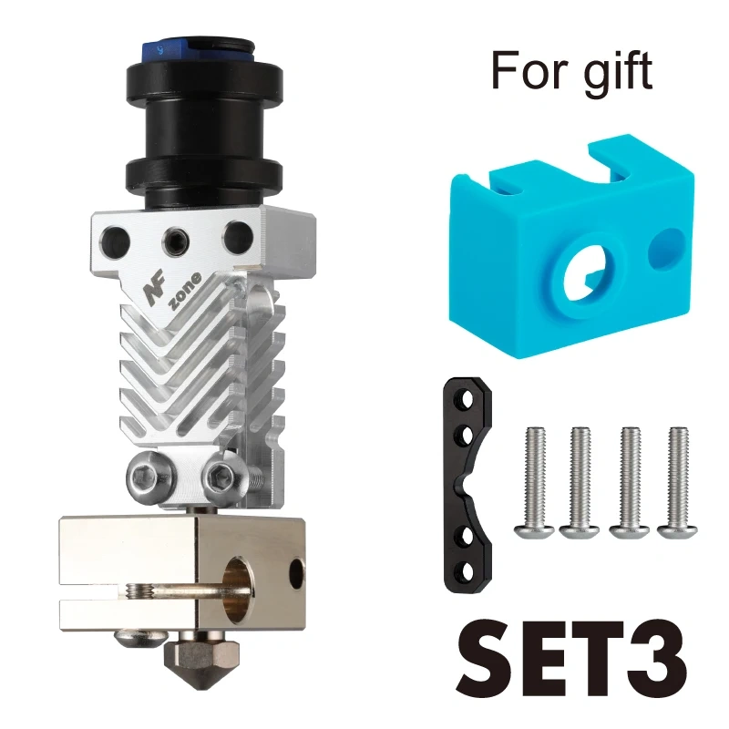 Mellow NF Zone-v6 J-head Hotend Bowden Extruder Kit Aerospace Materials For  V6 Hotend Cooling Fan Bracket 3D Printer Parts
