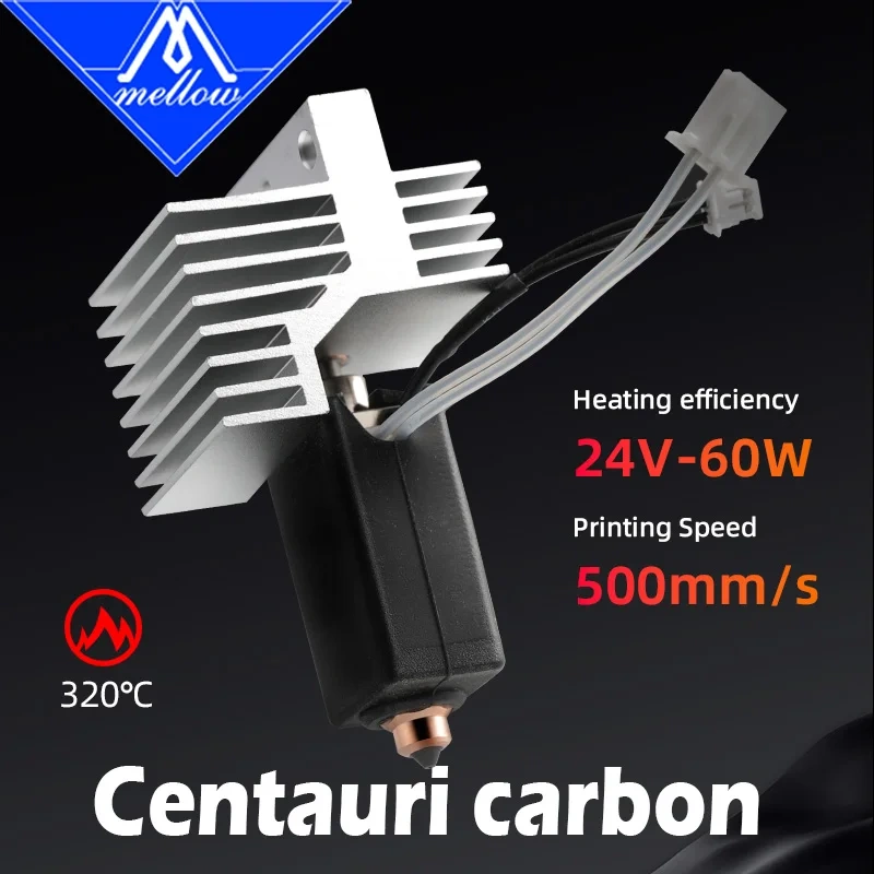 Mellow All Metal HC Centauri Carbon Hotend Titanium Heat Break  Extruder Kit For Upgrade Elegoo Centauri Carbon 3D Printer Parts