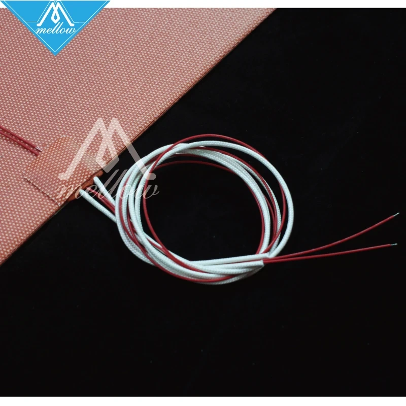 VZBOT Material!Silicone Heater Pad 310x310mm for Creality CR10 3D Printer Heated Bed w/Screw Holes Adhesive Backing & Sensor